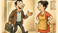 Виц: Мъж се прибира вкъщи: „Уволниха ме!“