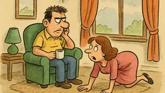 Виц: Скъпа, как си? Краката болят?