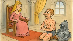 Виц: Рицарят сваля доспехите пред принцесата