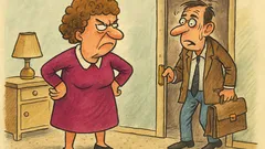 Виц: Съпругата към закъснелия си мъж…